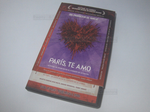 Paris Te Amo Pelicula Dvd Natalie Portman Con Funda