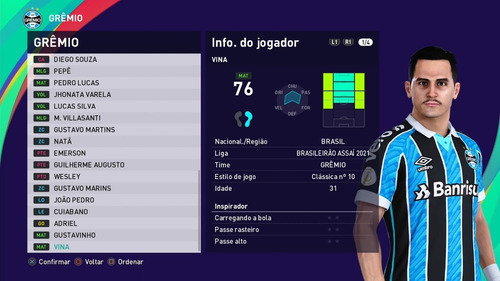 Option File Pes 21 - 100 % Atualizado Para Ps4 , Ps5 E Pc