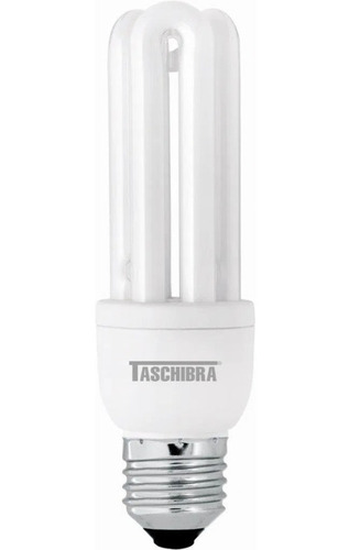 Kit 5 Lâmpadas Fluorescentes Taschibra 25w 220v E27 2700k