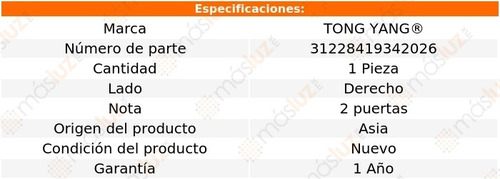 Bisel Der Bmw 320i 01/05 Tong Yang