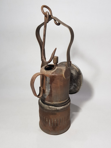 Imagen 2 de 8 de Antiguo Farol Metal Hecho En Usa Mag 59200