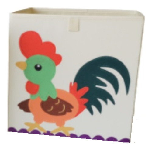 Caja Almacenamiento Juguetes Plegable Infantil Gallo