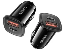 Comprar Carga Rápida 3.0 Coches 2 Puertos Usb C 30w Nano - Dual