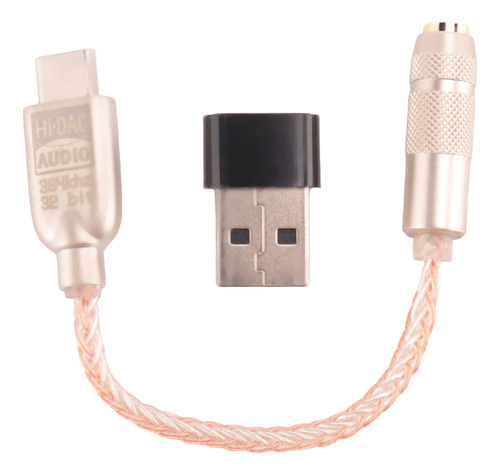 Cable De Audio Para Auriculares Con Chip Alc5686 De Tipo C A