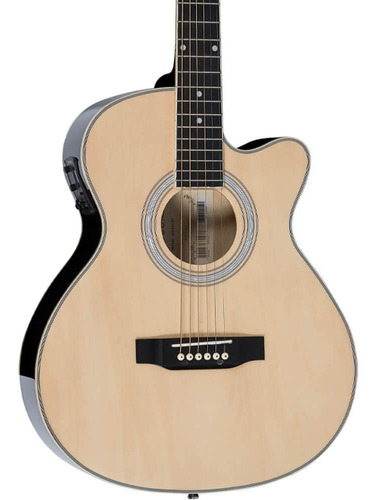 Violão Elétricoacustico Vogga Vce330 Mini Jumbo P10 Natural