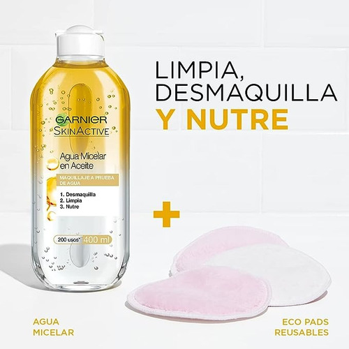 Agua Micelar Garnier Agua Micelar En Aceite Óleo 400 ml