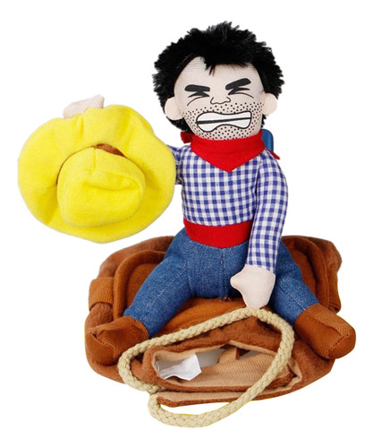 Perro Equitación Vaquero Traje Estilo Jinete Diseño Vestido