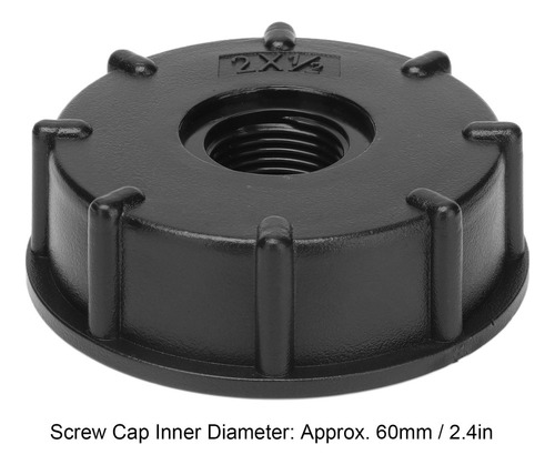 6×drenaje Manguera Rosca Gruesa Conector Tanque Ibc