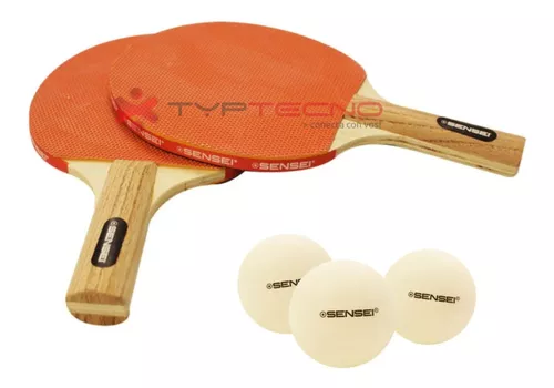 Pelota Ping Pong Sensei 6 un, 3 estrellas Naranja