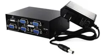 Comprar Splitter Vga 1x4 Divisor De Señal Amplificador Conecta 4 Tv