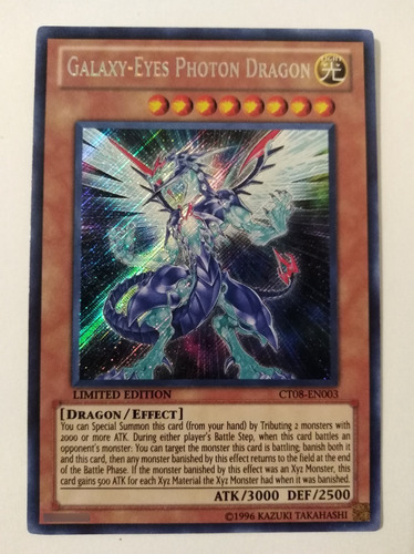 Galaxy-eyes Photon Dragon - Secret Rare        Ct08