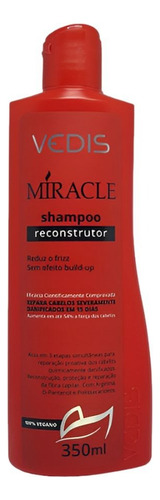 Shampoo Miracle Reconstrução Vedis 350ml