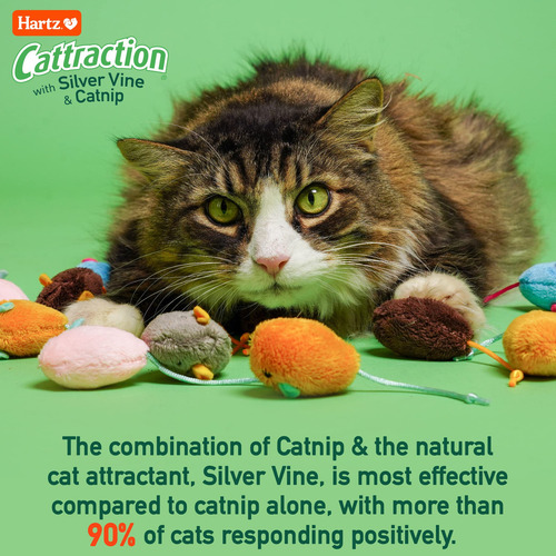 Paq Variado De Juguetes Para Gatos Cattraction Con Enredader