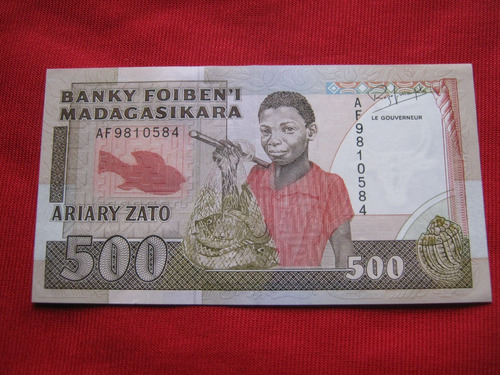 Madagascar 500 Francos 1984