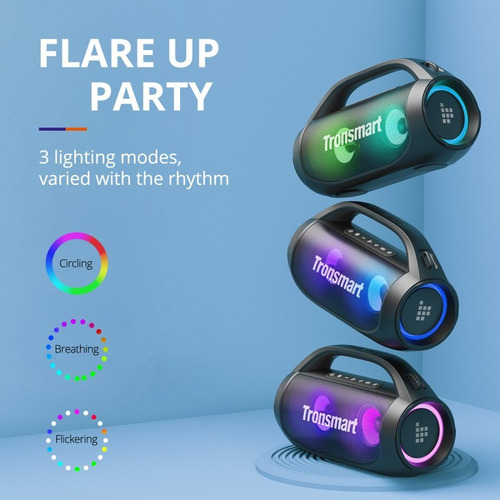 Parlante Tronsmart Parlante Bang Se portátil con bluetooth waterproof negro 220V
