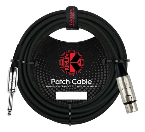 Cable Microfono Xlr Hembra A Plug 6.3 6 Metros Kirlin