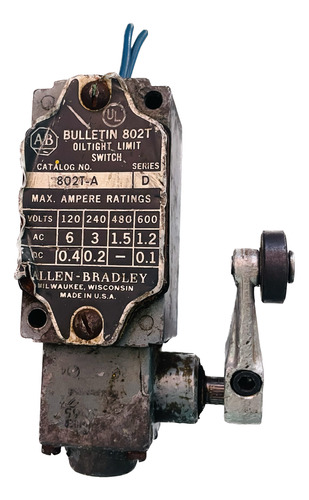 Interruptor De Posicion Allen Bradley 802t-a Serie D