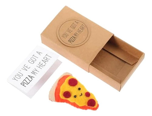 1 Juego De Minicaja De Regalo De Juguetes Para Pizza, Regalo