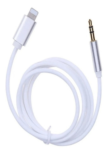 Imagen 1 de 9 de Cable Auxiliar Para iPhone/iPad Lightning A Jack 3.5mm Macho