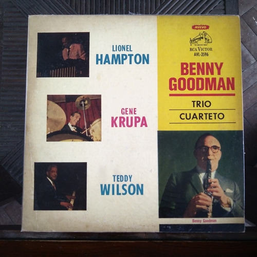 Benny Goodman L Hampton Gene Krupa Teddy Wilson Lp, Leer Des