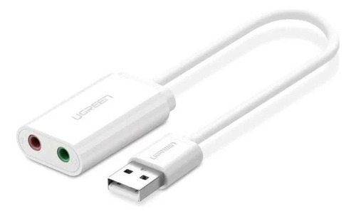 Adaptador De Audio Externo Con Interfaz Usb 2.0 Ugreen 