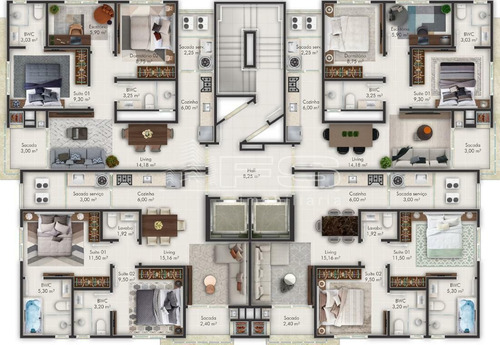 Imagem 10 de 12 de Torre Di Provence - 2 Suites Itapema Sc - 3524