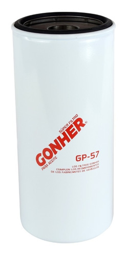 Filtro Aceite Gonher Gp-57 Diesel  Caterpillar Cummins