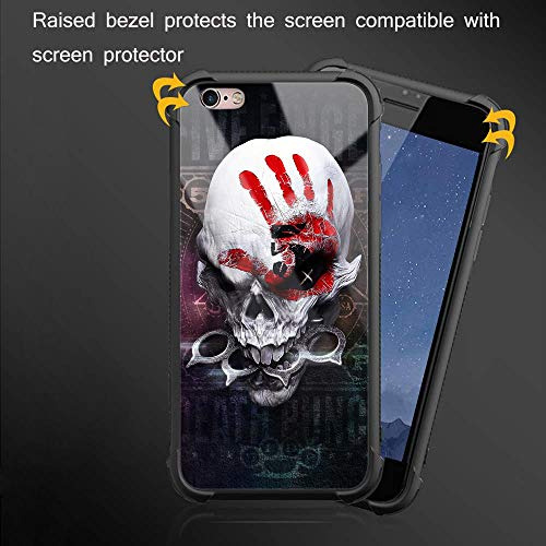 Funda Para iPhone 6s Plus iPhone 6 Plus Rojo Palm And Skull