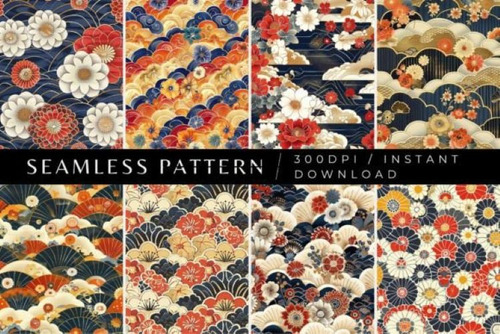 Papeles Digitales Japoneses Kimono 98973824