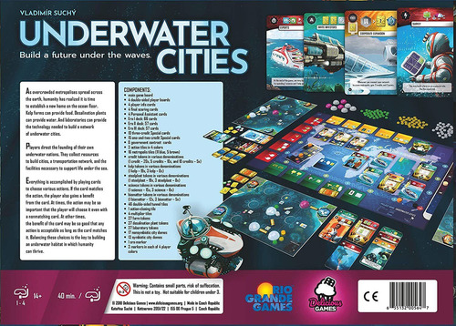 Juego De Mesa De Ciudades Submarinas Con Juego De Base Más N