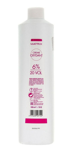 Oxidante Profesional Matrix 20vol