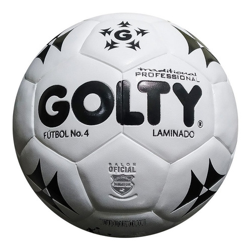 Balon Futbol Profesional Golty Tradicional Laminado No.4