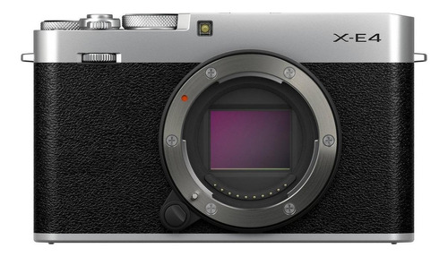  Fujifilm X-E4 mirrorless cor  prateado