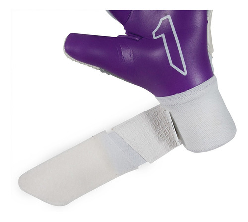 Imagen 6 de 7 de Guante De Portero Rinat Meta Gk Spine Semi Blanco Plata