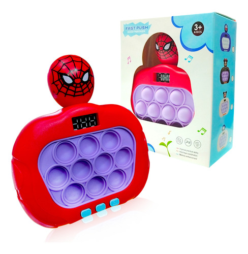 Popit Electrónico Pantalla Led Spider-man Marvel 999 Niveles