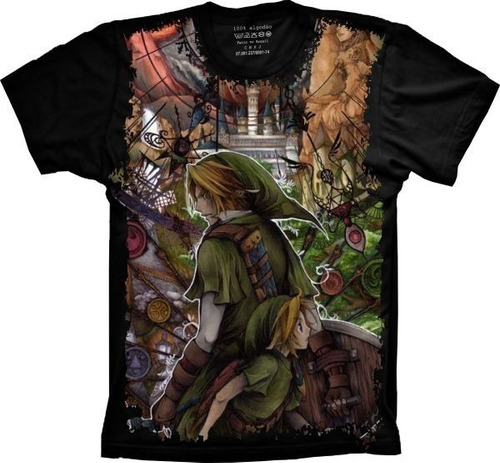 Camiseta Geek Plus Size Unissex The Legend Of Zelda Link