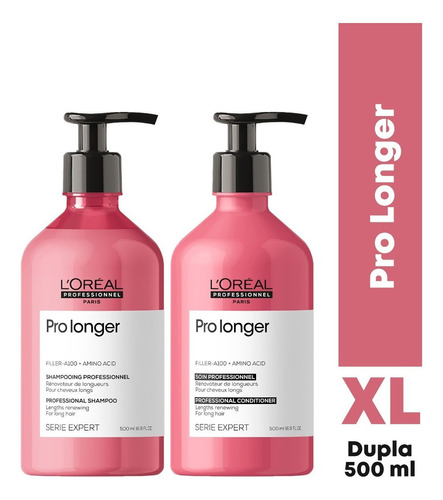  Kit X2 L'oréal Professionnel Pro Longer Largos Y Puntas