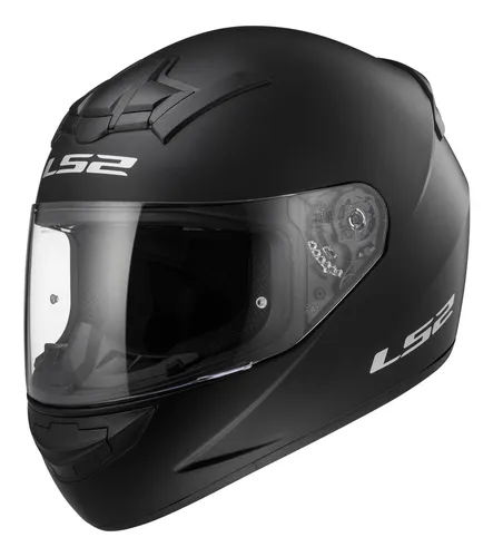 Casco Ls2 352 Liso Negro Mate Talle M Hombre Mujer