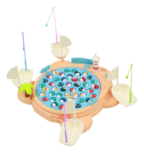 Juego De Mesa De Pesca, Juguetes Giratorios Eléctricos, Gran