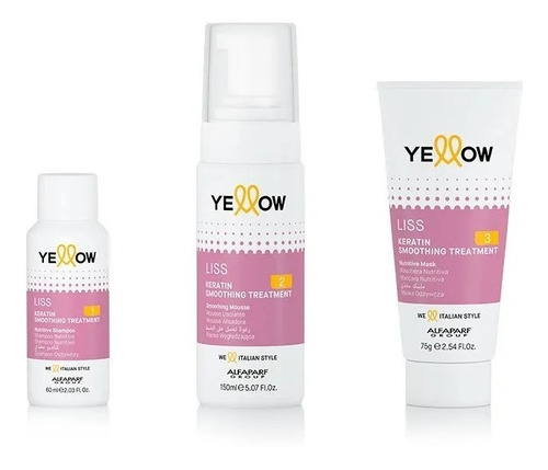 Liss Keratin Progresive Smoothing Treatment - Yellow