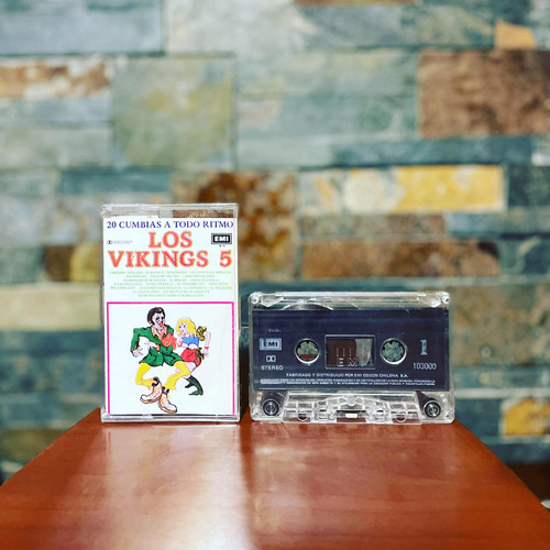 Cassette Los Vikings 5  20 Cumbias A Todo Ritmo