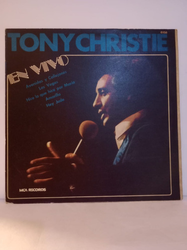 Tony Christie- En Vivo- Lp, Argentina, 1975