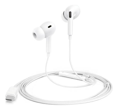 Audífonos In Ear Wired Type-c M/libre Blanco Mlab 08977