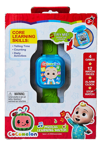 Reloj Cocomelon Learning Watch Aprendizaje Detalle Caja