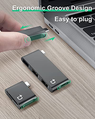 Hub Usb-c 4 En 1 Dockcase Con Tipo C, Usb 3.0, Usb 2.0 Comp