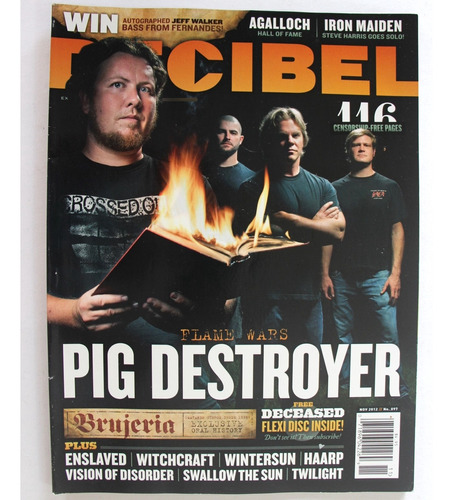Gusanobass Revista Decibel 97 Pig Destroyer Brujeria Flexi D