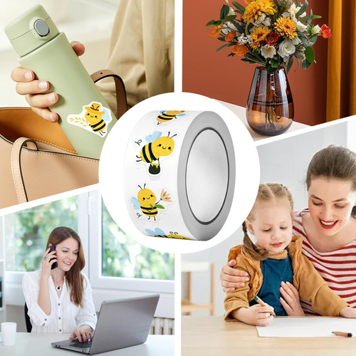 Pegatinas De Abejas Para Niños Rollo De Pegatinas De Abejas