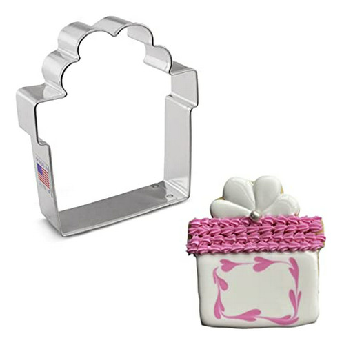 Ann Clark Cookie Cutters Present With Bow Cookie Cutter By F
