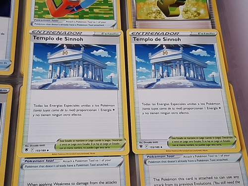 Templo De Sinnoh 155/189,originales Pokemon Tcg En Español