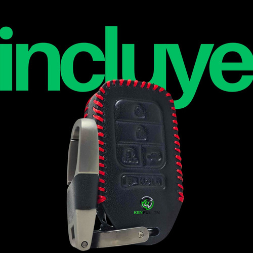 Funda Llave Honda Crv Civic Pilot Insight Accord Presen Piel